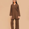 Relaxed-Fit Co-ord Set — Umber Brown