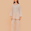 Button-Down Co-ord Set — Dusty Beige